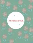 Address book: Email Address Book And Contact Book, with A-Z Tabs Address, Phone, Email, Emergency Contact, Birthday 120 Pages large Cover Image