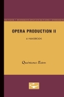 Opera Production II: A Handbook Cover Image