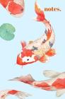 Notes: Tranquil Koi Fish 96-page Notebook By Edwina Ray Stationery Cover Image