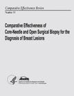Comparative Effectiveness of Core-Needle and Open Surgical Biopsy for the Diagnosis of Breast Lesions: Comparative Effectiveness Review Number 19 Cover Image