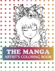 The Manga Artist's Coloring Book: Manga Portrait Coloring Book Cover Image