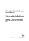 Osteuropaeische Lektueren: Beitraege Zur 2. Tagung Des Jungen Forums Slawistische Literaturwissenschaft, Berlin 1998 (Berliner Slawistische Arbeiten #10) Cover Image