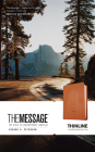 The Message Thinline (Leatherlike, Sunrise British Tan) By Eugene H. Peterson Cover Image