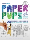 Paper Pups 3-D Coloring! By Papermade Cover Image