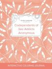 Adult Coloring Journal: Codependents of Sex Addicts Anonymous (Butterfly Illustrations, Peach Poppies) By Courtney Wegner Cover Image