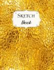 Sketch Book: Gold Sketchbook Scetchpad for Drawing or Doodling Notebook Pad for Creative Artists #7 By Jazzy Doodles Cover Image