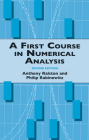 A First Course in Numerical Analysis: Second Edition (Dover Books on Mathematics) Cover Image