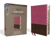 NIV, Reference Bible, Giant Print, Imitation Leather, Pink/Brown, Red Letter Edition, Indexed, Comfort Print By Zondervan Cover Image