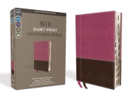 NIV, Reference Bible, Giant Print, Imitation Leather, Pink/Brown, Red Letter Edition, Indexed, Comfort Print Cover Image