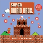 Super Mario Bros. 8-Bit Retro 2025 Wall Calendar with Bonus Diecut Notecards Cover Image