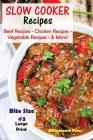 Slow Cooker Recipes - Bite Size #3: Beef Recipes - Chicken Recipes - Vegetable Recipes - & More! By Bittencourt Press Cover Image
