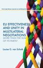 EU Effectiveness and Unity in Multilateral Negotiations: More Than the Sum of Its Parts? (European Union in International Affairs) Cover Image