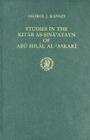 Studies in the Kitab As-Sina'atayn of Abu Hilal Al-'Askari By G. J. Kanazi Cover Image
