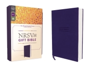 Nrsvue, Gift Bible, Leathersoft, Blue, Comfort Print By Zondervan Cover Image