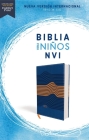 Biblia Para Niños Nvi, Texto Revisado 2022, Leathersoft, Azul, Comfort Print By Nueva Versión Internacional, Vida Cover Image