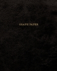 Graph Paper: Executive Style Composition Notebook - Black Leather Style, Softcover - 7.5 x 9.25 - 100 pages (Office Essentials) By Birchwood Press Cover Image