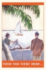 Vintage Journal Couple Watching Sailboat Postcard Cover Image