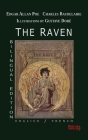 The Raven - Bilingual Edition: English / French By Edgar Allan Poe, Charles Baudelaire (Translator), Gustave Doré (Illustrator) Cover Image