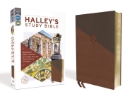 Niv, Halley's Study Bible, Leathersoft, Brown, Red Letter Edition, Comfort Print: Making the Bible's Wisdom Accessible Through Notes, Photos, and Maps By Henry H. Halley (Editor), Zondervan Cover Image