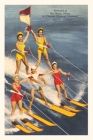 Vintage Journal Pyramid of Water Skiers, Cypress Gardens, Florida By Found Image Press (Producer) Cover Image
