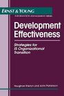 Development Effectiveness: Strategies for Is Organizational Transition (Ernst & Young Information Technology #2) Cover Image