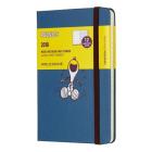 Moleskine Limited Edition Peanuts, 12 Month Weekly Planner, Pocket, Sapphire Blue (3.5 x 5.5) Cover Image