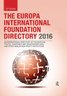 The Europa International Foundation Directory 2016 By Europa Publications (Editor) Cover Image
