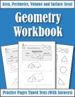 Area Perimeter And Volume: Geometry Workbook: Practice Pages Of Geometry For Kids & Beginners (With Answers) KS2-KS3 Maths Cover Image