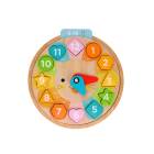 Wooden Learning Clock: Multi-Language + Counting + Colors By Petit Collage (Created by) Cover Image