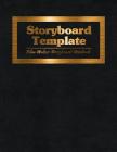 Storyboard Template Film Maker Storyboard Notebook: 16:9 3Panel withs Narration Lines 8.5x11Inch 120Pages Storyboard Sketchbooks By 4u Journals Cover Image