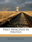 First Principles in Politics Cover Image