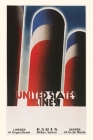 Vintage Journal United States Lines Travel Poster By Found Image Press (Producer) Cover Image