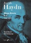 Missa Brevis in F: Satb with SS Soli, Vocal Score (Faber Edition) By Franz Joseph Haydn (Composer) Cover Image