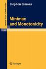 Minimax and Monotonicity (Lecture Notes in Mathematics #1693) Cover Image