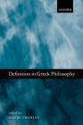 Definition in Greek Philosophy By David Charles (Editor) Cover Image