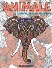 Libri da colorare per adulti - Grande stampa - Animale Cover Image