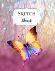 Sketch Book: Butterfly Sketchbook Scetchpad for Drawing or Doodling Notebook Pad for Creative Artists #1 By Carol Jean Cover Image