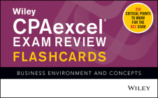 Wiley's CPA Jan 2022 Flashcards: Business Environment and Concepts Cover Image