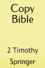 Copy Bible: 2 Timothy By Springer Web Translation Cover Image