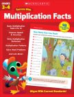 Scholastic Success with Multiplication Facts Grades 3-4 Workbook By Scholastic Teaching Resources Cover Image