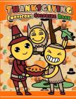 Thanksgiving Emoticons Coloring Book: Emoji Activity Workbook Cover Image