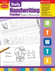Daily Handwriting Practice: Modern Manuscript, Kindergarten - Grade 6 Teacher Edition By Evan-Moor Corporation Cover Image