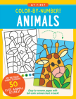 Color-By-Number! Animals By Peter Pauper Press (Created by) Cover Image