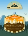 National Parks Coloring Book: Wild Beautiful Nature Landscapes with Animals and Plants for Adults and Kids Recreation By Lurro Cover Image