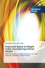 Improved Space to Height Index Considering Critical Height By Kojooyan Jafari Hengameh Cover Image