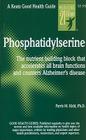 Phosphatidylserine (Keats Good Health Guides) By Paris Kidd Cover Image
