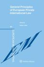 General Principles of European Private International Law Cover Image