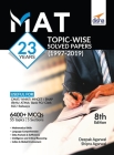 MAT 23 years Topic-wise Solved Papers (1997-2019) 8th Edition Cover Image