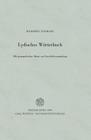 Lydisches Worterbuch: Mit Grammatischer Skizze Und Inschriftensammlung (Indogermanische Bibliothek. 2. Reihe: Worterbucher) Cover Image