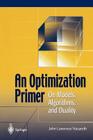 An Optimization Primer: On Models, Algorithms, and Duality Cover Image